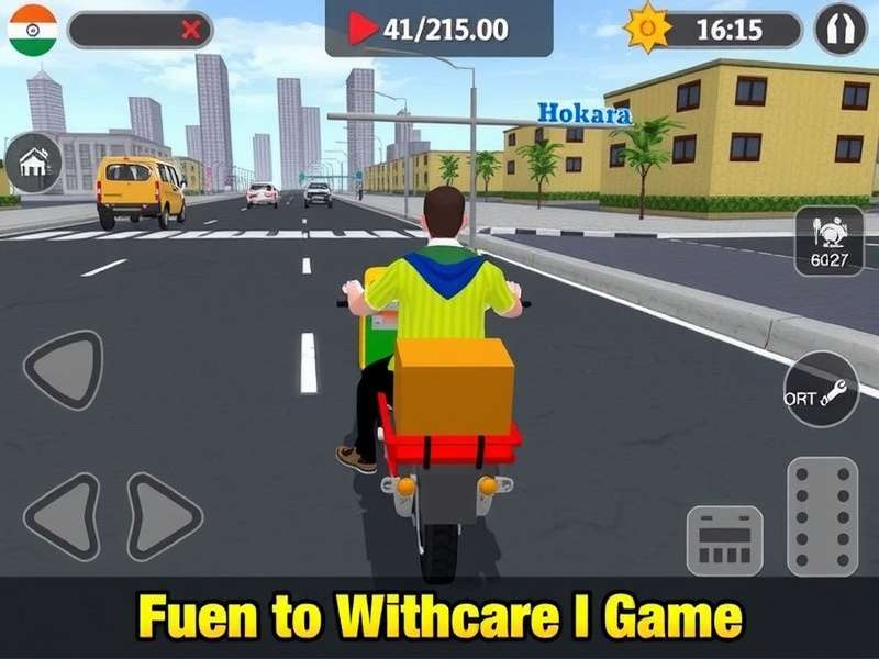 Rickshaw Hero Bharat Game Screenshot